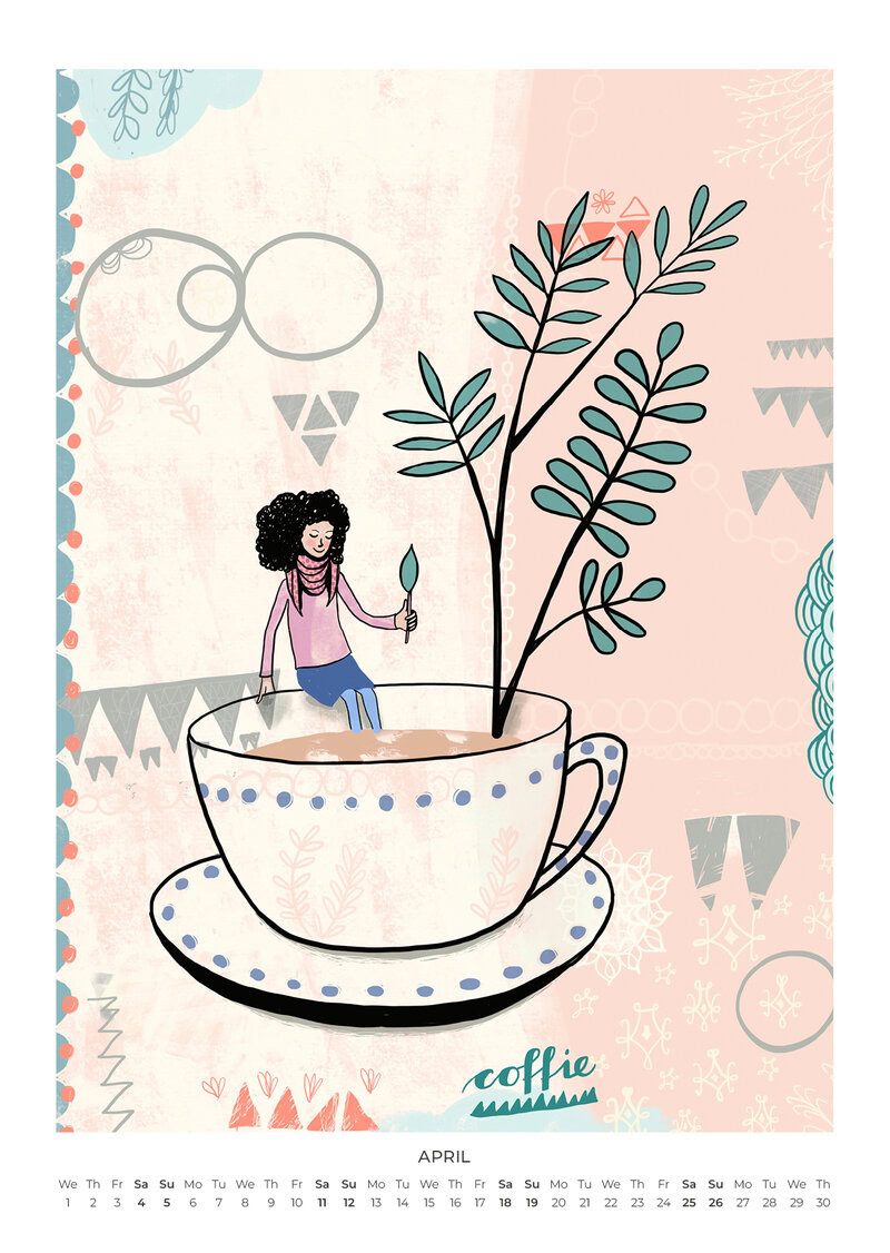 2026 Always Be Blooming Art Calendar
