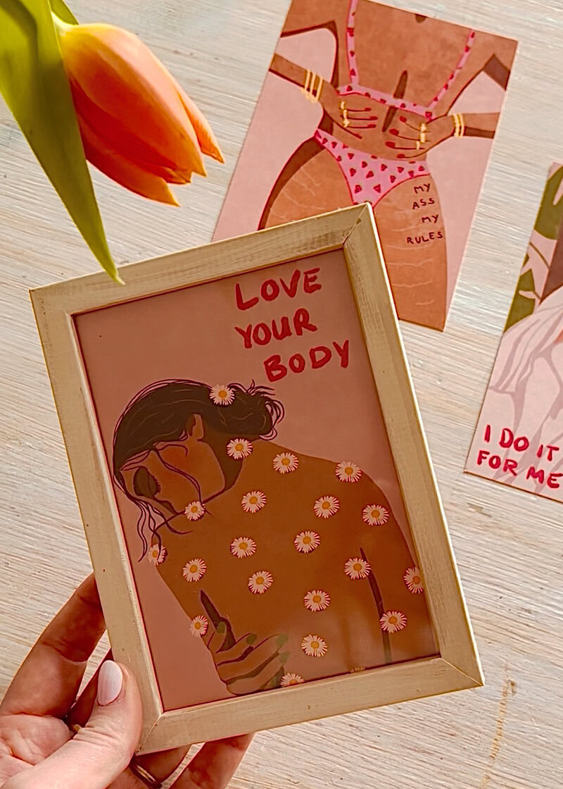 Postcard set - Strong Women Postkartenset