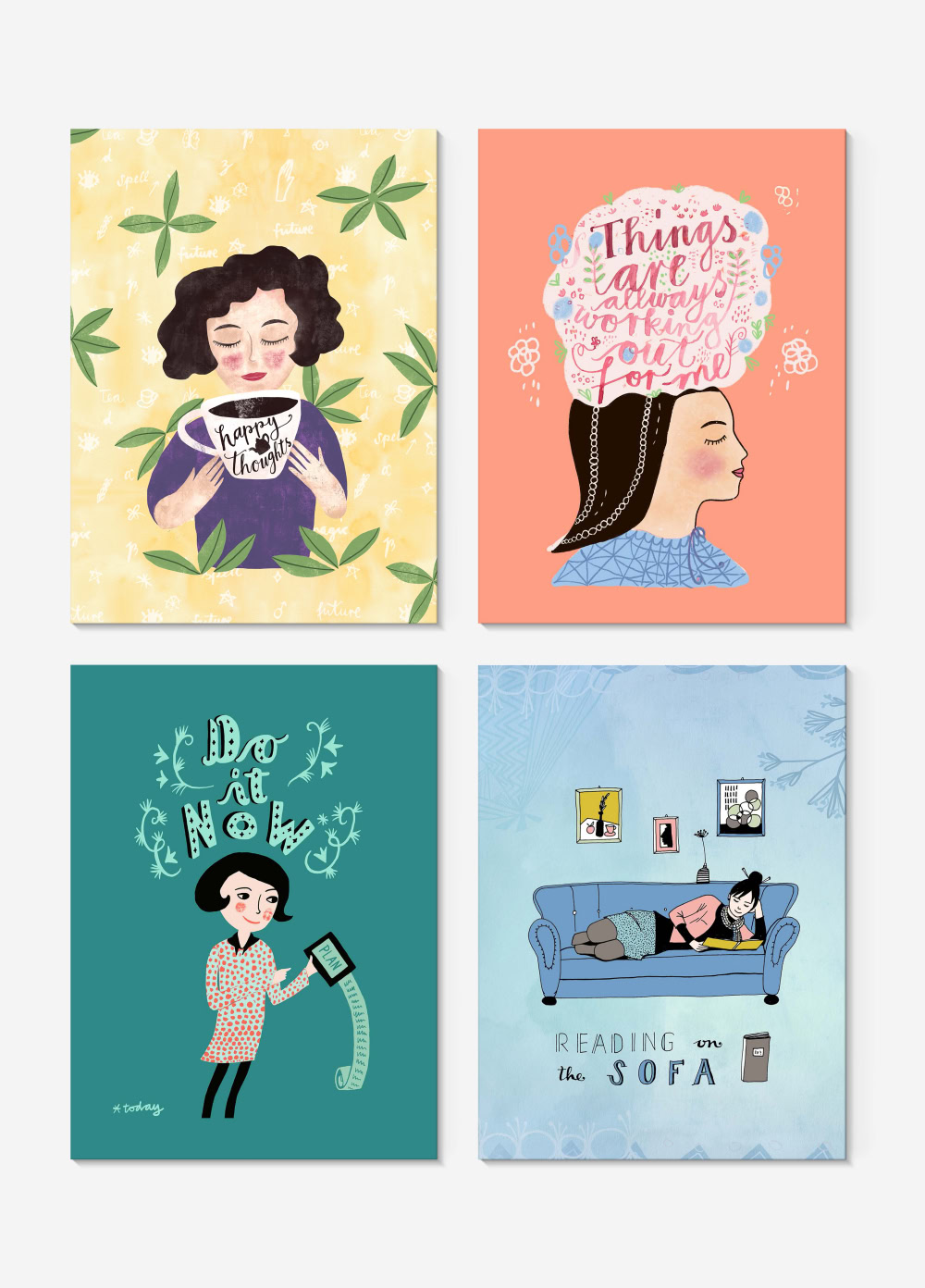 Postcard set - Flow Your Life Postkartenset