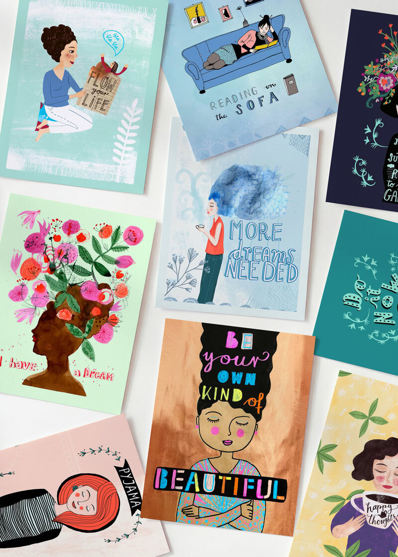 Postcard set - Flow Your Life Postkartenset