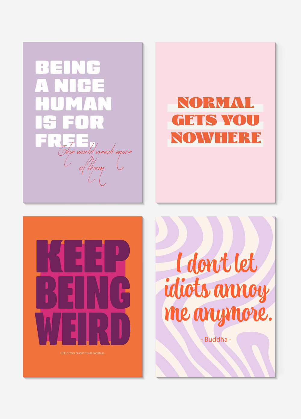 Postcard set - Just My Type Postkartenset