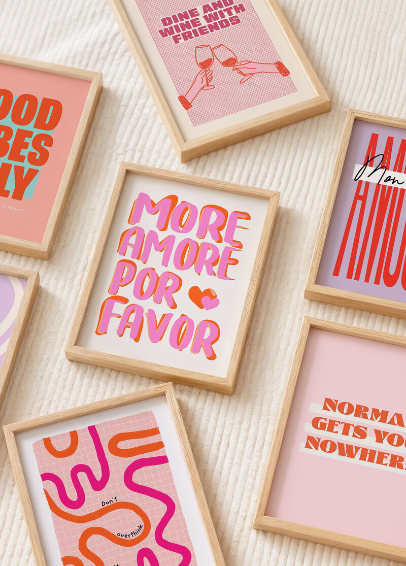 Postcard set - Just My Type Postkartenset