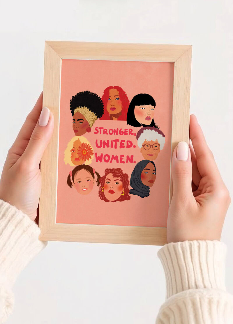 Postcard set - Strong Women Grow & Bloom Postkartenset