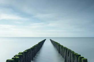 Rompeolas en la costa de Zelanda, Países Bajos - Fotografía artística de Rolf Schnepp