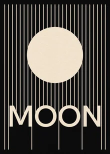 « Moon » – Art mural de Rosi Feist, affiche ou impression sur verre acrylique