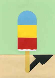 « Ice Henry » – Art mural de Rosi Feist, affiche ou impression sur verre acrylique