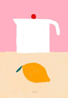 'Cucina Mediterranea V' – Arte di Matías Larraín come poster o stampa su vetro acrilico