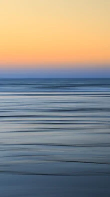 Tramonto sul Mediterraneo, Cipro – opera d'arte di Holger Nimtz come poster o stampa su vetro acrilico