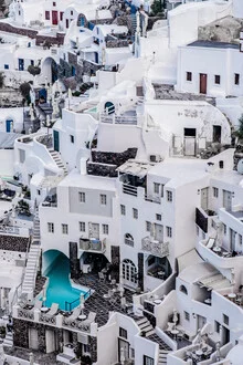 Santorini-eiland, Griekenland – wandkunst van Achim Thomae als poster of acrylglasprint