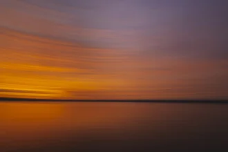 Abendrot an der Ostsee - fotokunst von Nadja Jacke