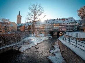 Historische Krämerbrücke in Erfurt - fotokunst von Dennis Schmelz