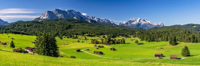 Bavarian Alpine Panorama - Fineart photography by Achim Thomae