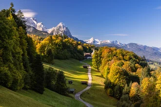 Herbst in den bayerischen Alpen - fotokunst von Achim Thomae