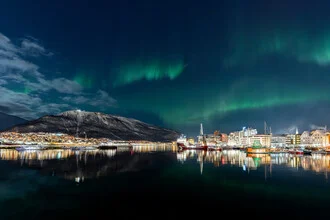 Northern Lights in Tromsø, Northern Norway, Norway – wall art by Eva Stadler as Poster or Acrylic Glass Print