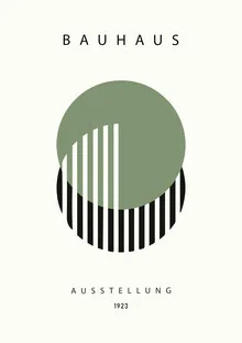 'Bauhaus Exhibition Poster green-beige' – Wall Art by Bauhaus Collection as Poster or Acrylic Glass Print