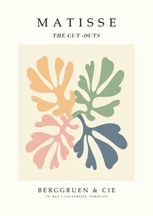 'Henri Matisse - The Cut Outs - Papiers Découpés Print' – Wall Art by Art Classics as Poster or Acrylic Glass Print