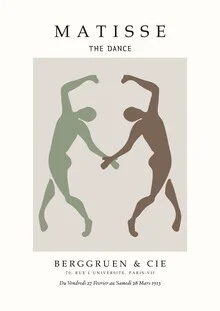'Matisse - The Dance green-beige' – Wall Art by Art Classics as Poster or Acrylic Glass Print