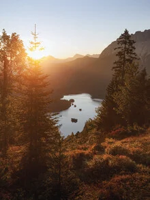 Eibsee, Deutschland, Deutschland – Fotokunst von Reiner Hofer als Poster oder Acrylglasbild
