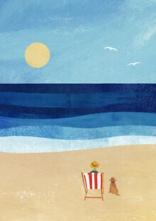 'By the Sea' – Wall Art by Henry Rivers as Poster or Acrylic Glass Print