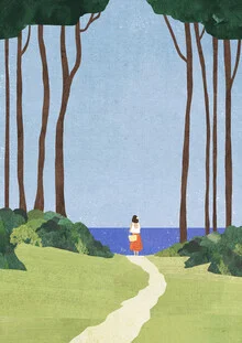 'Day Trip' – Wall Art by Henry Rivers as Poster or Acrylic Glass Print