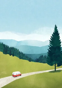 'Schwarzwald' – Wall Art by Henry Rivers as Poster or Acrylic Glass Print