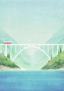 'Big Sur' – Wall Art by Henry Rivers as Poster or Acrylic Glass Print