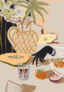 Wandbild 'Fruitful Spread' – Kunst von Arty Guava als Poster oder Acrylglasbild