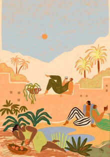 Wandbild 'Forever Holiday' – Kunst von Arty Guava als Poster oder Acrylglasbild