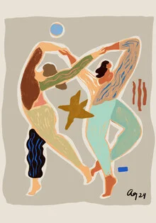 Wandbild 'Infinte Dance' – Kunst von Arty Guava als Poster oder Acrylglasbild