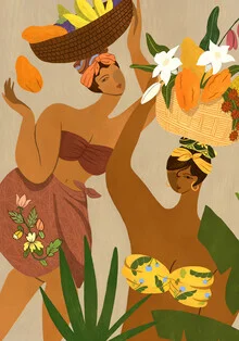 Wandbild 'Oops My Papaya' – Kunst von Arty Guava als Poster oder Acrylglasbild