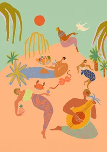 Wandbild 'Vacation' – Kunst von Arty Guava als Poster oder Acrylglasbild