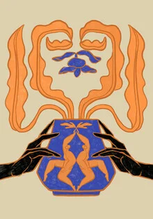 Wandbild 'Vase New Beginnings' – Kunst von Arty Guava als Poster oder Acrylglasbild
