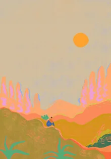 Wandbild 'Wide Open Spaces' – Kunst von Arty Guava als Poster oder Acrylglasbild