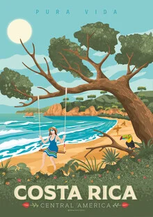 Wandbild 'Costa Rica' – Kunst von François Beutier als Poster oder Acrylglasbild