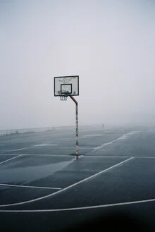Fotokunst von Ben Hammer: Shaquille O’Neal in einem Basketball-Moment