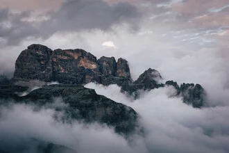 Photo art by Christian Seidenberg: clouds over the Alps with a calm mood