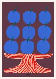 Photo art by Matías Larraín: Mediterranean vase with fresh plums in soft colors