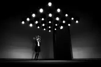 Photo art by Michael Schaidler: gentle light patterns in warm colors