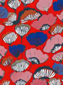 Illustration von Branka Kodžoman: lebendige Farben und florale Muster im sommerlichen Stil