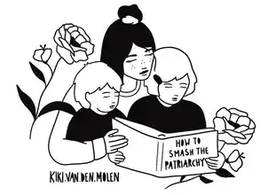 Illustration by Kiki Van Den Molen: feminist message empowering women