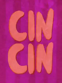 Illustration by Raissa Oltmanns: cheerful handlettering with colorful stripes