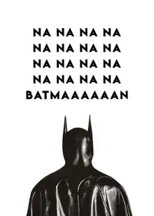 Illustration by Daniel Leo: playful Batman design for kids' room