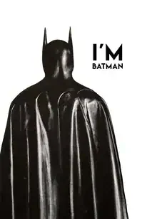 Illustration of a character as Batman in a playful pop art style.