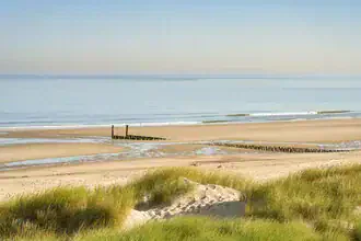 Michael Valjak, Strand bei Westkapelle in Zeeland in den Niederlanden - Niederlande, Europa