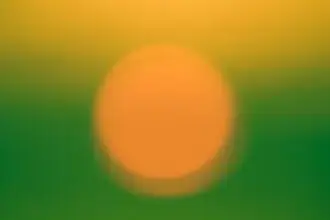 Fotokunst von Tal Paz-Fridman: entspannender Sonnenuntergang mit sanften Farben