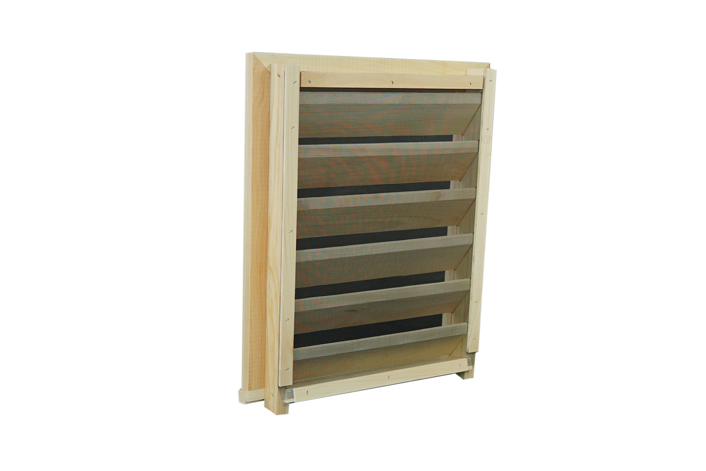 WOOD LOUVER GABLE VENT 12X18 W/ 908 CSG PINE DAPBM1218 Ridge Vents