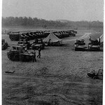 Tanks and trucks of the 192nd in the battalion's tank park 192nd Tank Park