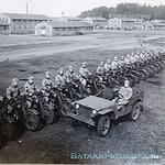 Motorcycle riders assigned to do reconnaissance at Ft. Lewis, Washington. 194th reconsqd