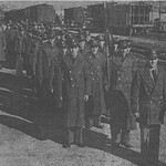 A Co. leaves Janesville for Ft, Knox, Kentucky. Schoeberle1