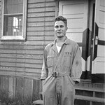 Sgt. Kenneth Porwoll poses for this picture in front of his barracks.
Courtesy of Porwoll Family KP3